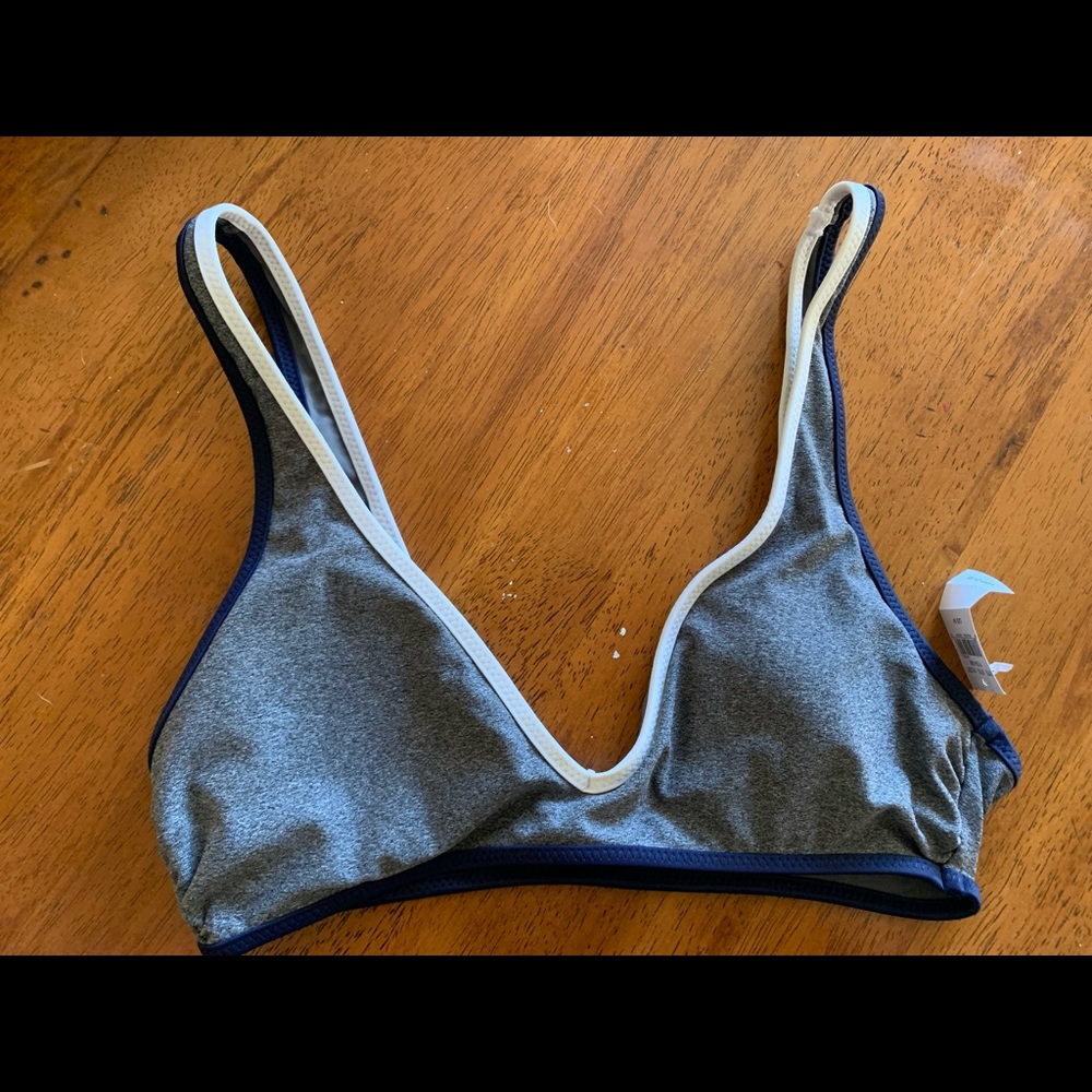 AE colorblock bikini top